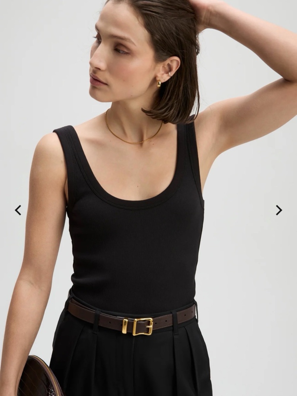 Sold Out NYC The‎ Scoop It Up Tank in Black Women's Size Med